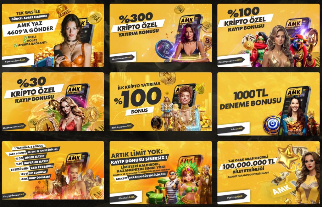 amkbet bonusları